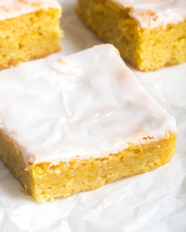 Lemon brownies