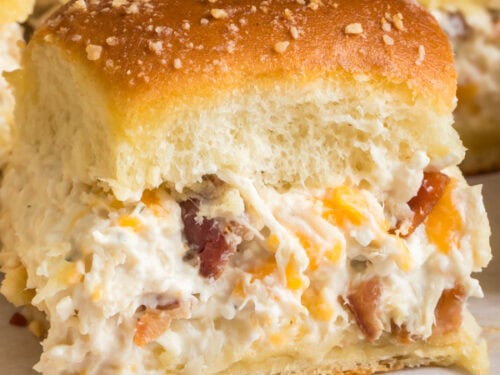 Crack chicken sliders