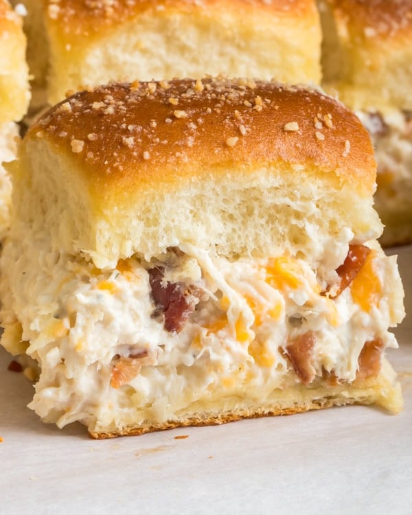 Crack chicken sliders