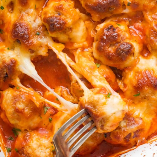 chicken parmesan meatballs
