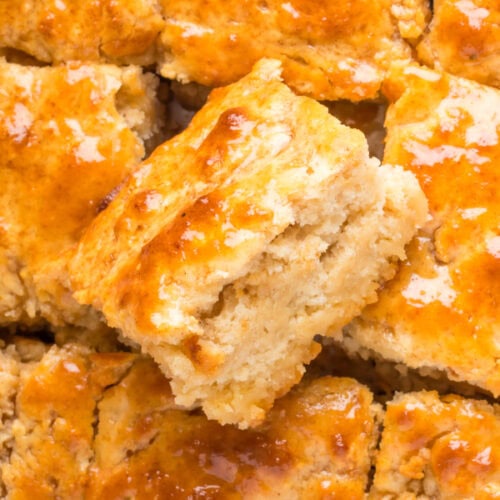 Honey butter swim biscuits