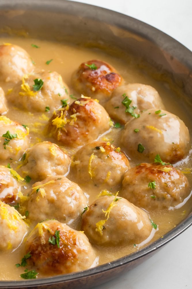 Honey Lemon Chicken Meatballs 2 honey lemon chicken meatballs