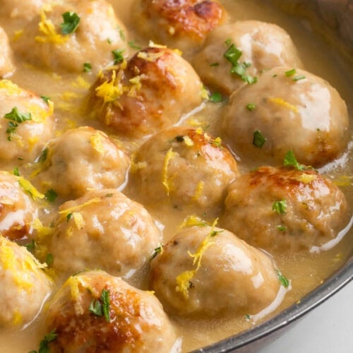 Sugarless Crystals 9 honey lemon chicken meatballs