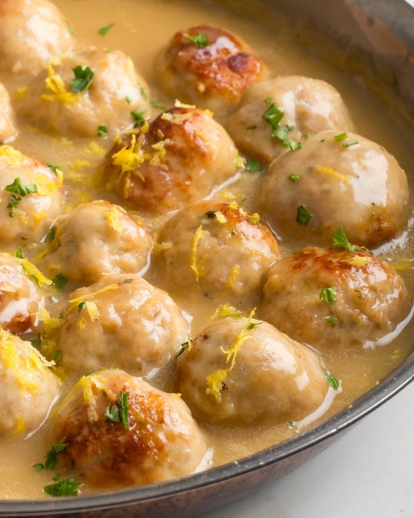 Sugarless Crystals 5 honey lemon chicken meatballs