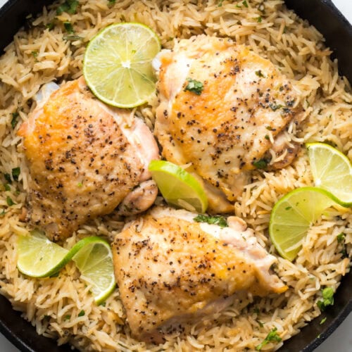 Chicken and coconut lime rice
