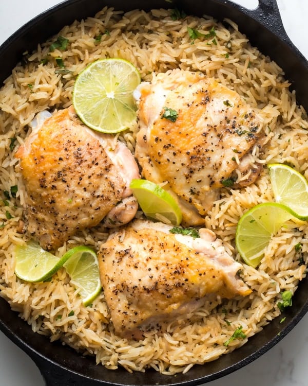 Chicken and coconut lime rice