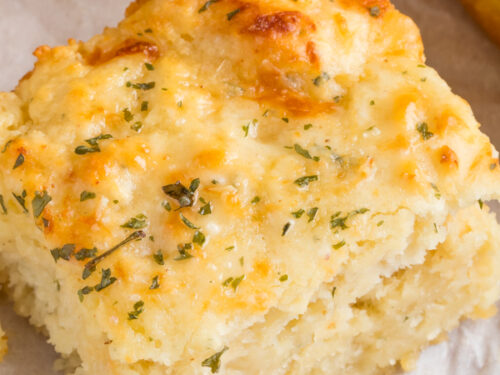 garlic parmesan butter swim biscuits