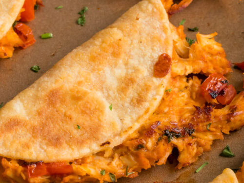 sheet pan chicken tacos