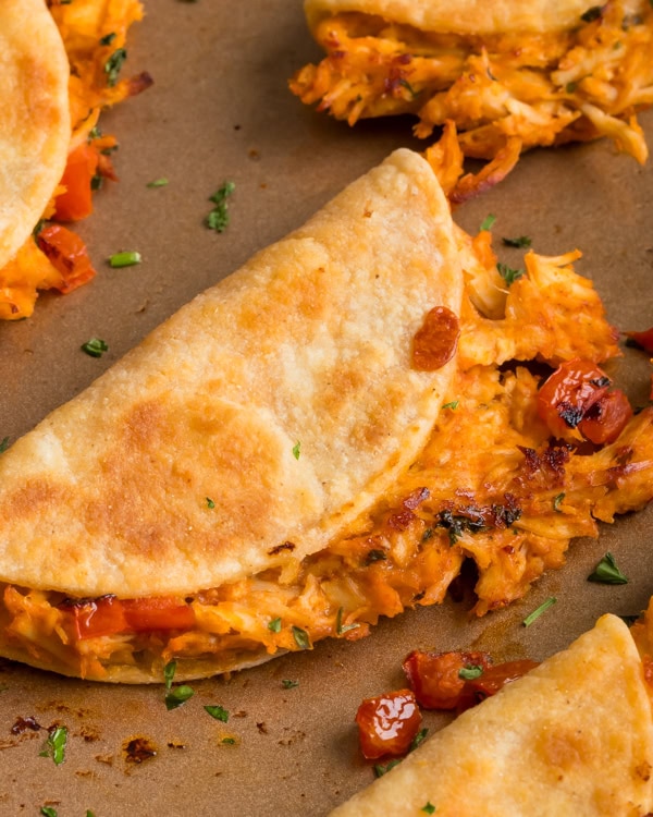 sheet pan chicken tacos