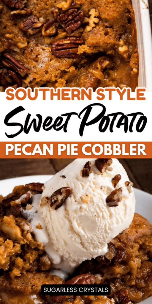 Old Fashioned Sweet Potato Pecan Pie Cobbler 1