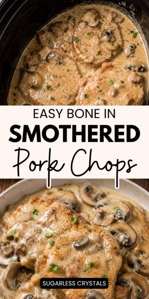 smothered pork chops in slow cooker