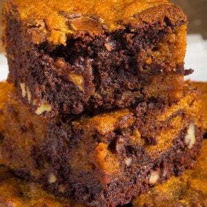 pumpkin brownies